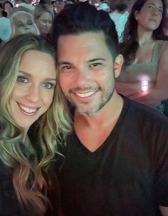 Daniel Matthews with his wife